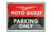 Blechschild "Moto Guzzi Parking Only" - 20 x 15cm